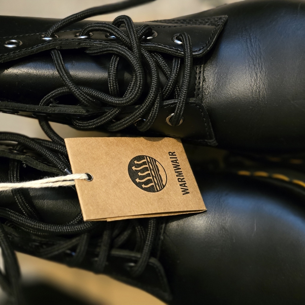 Doc Martens Warmwair Black Leather Boots